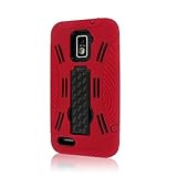 MPERO IMPACT XL Series Kickstand Case for ZTE Warp 4G N9510 - Red