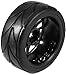 4PCS RC Racing Rubber Tires,Fit HSP HPI 9068-6081 1/10 Car On Road Wheel Rim