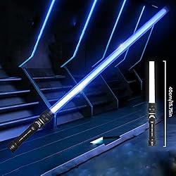 HOTBEST 2 Pack Light Saber, 2-in-1 Retractable 7