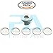 PA (1) OEM Aluminum Oil Drain Plug + (5) Crush Aluminum Gasket Washers For Porsche