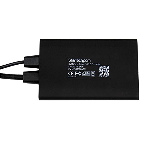KVM Console to USB 2.0 Portable Laptop Crash Cart Adapter -  Laptop KVM Server Console Adapter