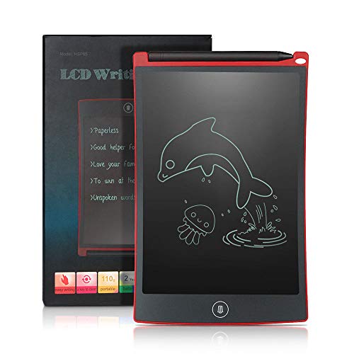 Birthday Presents Gifts for 3-12 Year Old Girls, Tisy LCD Writing Drawing Tablet for Kids Toddler Teen Learning Toys for 3-12 Year Old Girls Gifts Age 3-12 Red TSUSWDT03 - Thumbnail 7