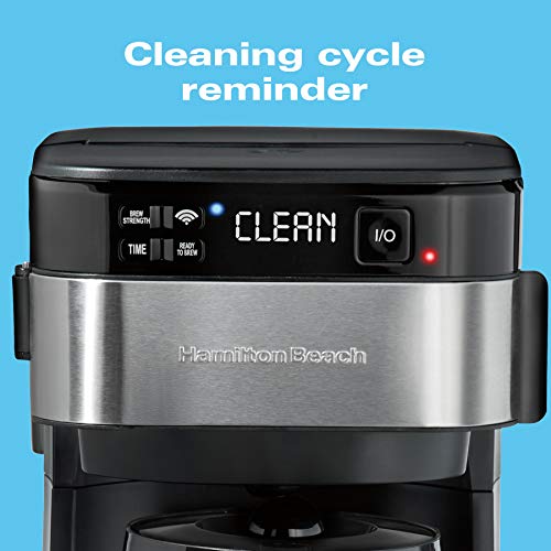 Hamilton Beach Works with Alexa Smart Coffee Maker, Programmable, 12