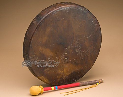 Premium Buffalo Frame Drum &amp; Beater 16" Tohlakai