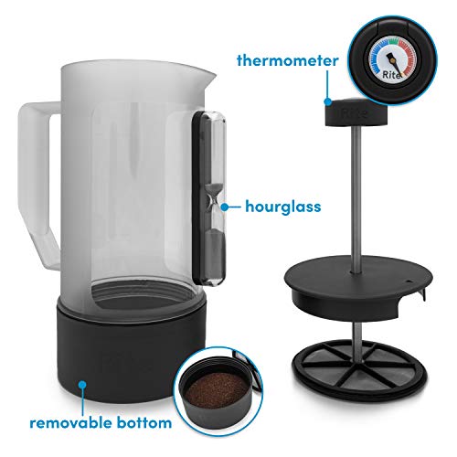 Rite Press Essential Plus, French Press Coffee Maker, Integrated