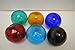6 PCS Assorted Reproduction Blown Glass Float Fishing Buoy Ball 3"