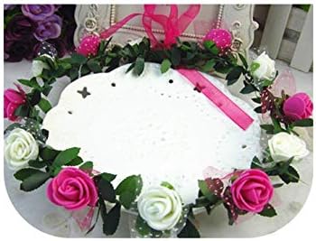 Amazon Com 8 Colors Flower Forehead Hair Wedding Floral Garland