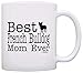 ThisWear Dog Lover Mug Best French Bulldog Mom Ever Dog Puppy Supplies Gift Coffee Mug Tea Cup White