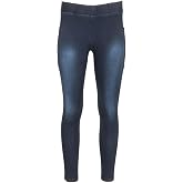 Equine Couture Ladies Denim Full Seat Silicon Tights with Phone Pocket