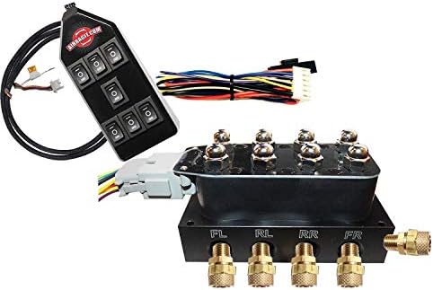 Slam'R 4 Corner Solenoid Valve w/Function up/Down Air Bag Ride Controller