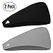 Mens Headband, 2 Pack Sports Sweatbands for Men Women Unisex, with Sweat Absorbing Moisture Wicking & Quick Dry, for Running Working Out & Competitions, Made by COOLOO