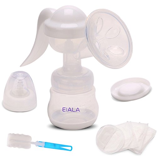 Manual Breast Pump EIALA manual breastpump with FREE Storage Bottle