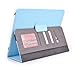 DigiLand 10.1 Inch Tablet Case - Fits Model# DL1010Q - UniGrip 10 Edition Folio Case - LIGHT BLUE - By Cush Cases