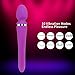 Vibrator,Patekfly Rechargeable Waterproof Smart Wand Massager for Stimulating Women Clit G | Medical SOFE Silicone Vibrator | 3 Powerful Speeds & 10 Pulsating Patterns