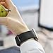 Apple Watch Series 2 Series 1 Woven Nylon band, Aokay Fine Woven Comfortable Durable Nylon Bracelet Strap Replacement Wrist Band for iWatch (42mm-Black)