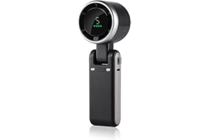 Portable Handheld Turbo Fan Foldable Cooling with 5 Gear Wind Desk Neck for Travel Camping Working Office Home USB Charging D