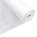 Wedding Aisle Runner White 24 in×30 ft Aisle Runner Rug with Wavy Print for Wedding Party Indoor and Outdoor