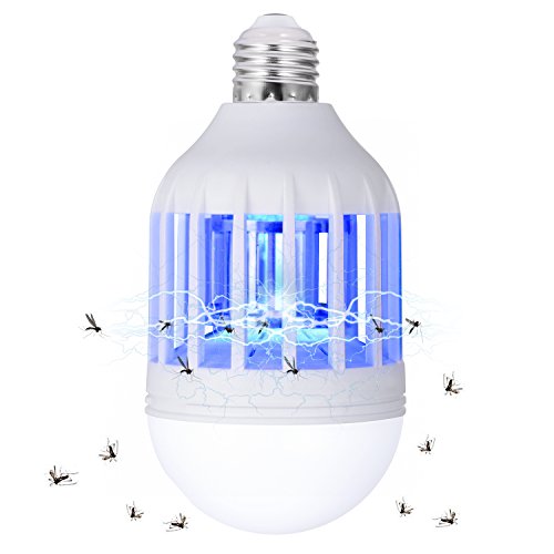 Mosquito Zapper, Bug Zapper Outdoor Electronic Insect Killer, 110V E26/E27 Mosquito Killer Lamp for Home Garden Patio Backyard
