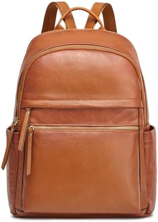 bonetto leather mini backpack Amazon.com | bonahide Genuine Leather Luxury Mini Backpack Multi-functional  Elegant Daypack Shopping Travel Leisure (Tan)