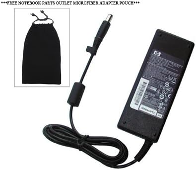 HP 19V 4.74A 90W replacement AC Adapter For HP G60 series: HP G60-428CA, HP G60-430CA, HP G60-433CA, HP G60-437CA, HP G60-438NR, HP G60-439CA, HP G60-440US, HP G60-441US, HP G60-442OM, HP G60-443CL, HP G60-443NR, HP G60-445DX, 100% Compatible with ED494AA#ABA, ED495UT#ABA, KG298AA, NW199AA#ABA, PA-1900-08H1, PA-1900-08H2, PA-1900-18H2, PPP014H-S, PP014L-SA.***Free Notebook Parts Outlet Microfiber Adapter Pouch***