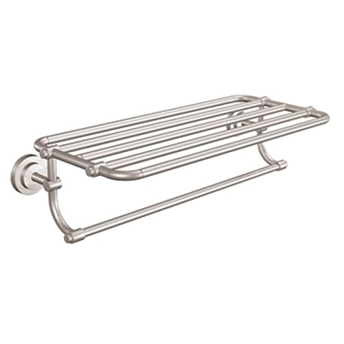 Moen DN0794BN Iso Bathroom Towel Shelf, Brushed Nickel
