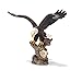Dicksons Wings as Eagles Golden Shield Decorative 8 inch Bronze Finish Resin Stone Figurine