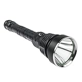 BlueFire Long Shot Search Light, XM-L2 LED 1200 Lumens Flashlight 550m Long Throw Distance Light Weapon Kit for Hiking Hunting