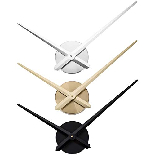 AILILIFE 3D Clock Hands, DIY Large Clock Movement Mechanism with 12 Inch Long Spade Hand, 3D