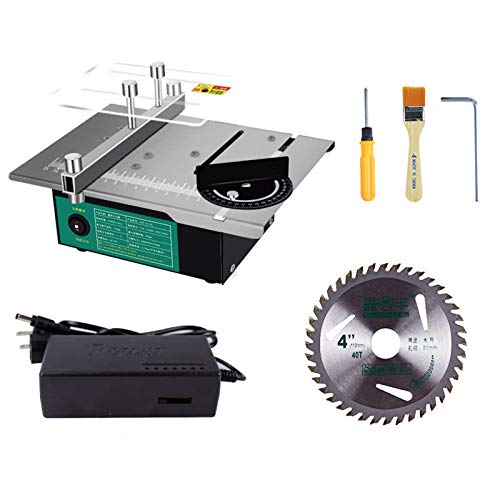 Mini Tischkreissäge, Präzise Tragbare Elektrische Tischsägen, Schnitttiefe 40 Mm, Für DIY Manual Model, Acrylschneiden… – Bild 3