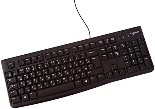 Logitech K120 Wired Business Keyboard, Russian Layout - Black price in ...