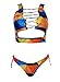 SFHFY One Shoulder Swimsuits for Women Ruffle Swimsuits Striped One Piece Swimsuit Monokinis Bathing Suits
