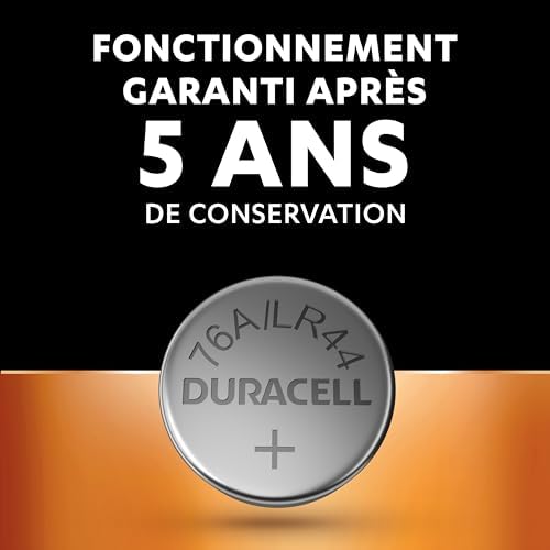 LR44 Piles alcalines spéciales (Lot de 4) 1.5V, A76