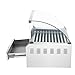 5205 Great Northern 11 Roller Grilling Machine | Bun Warmer | Cover | 30 Hot Dogs