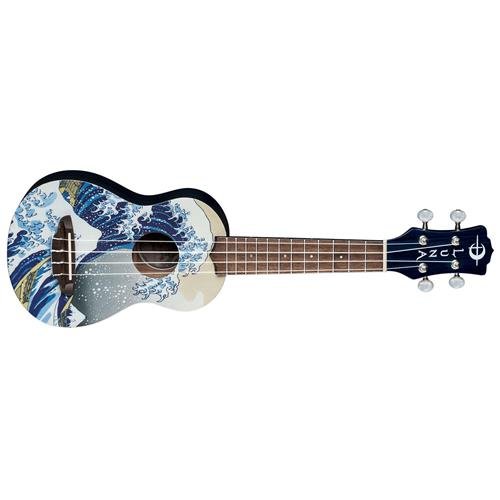 Luna UKE GW SOPRANO Uke Great Wave Soprano w/Gigbag