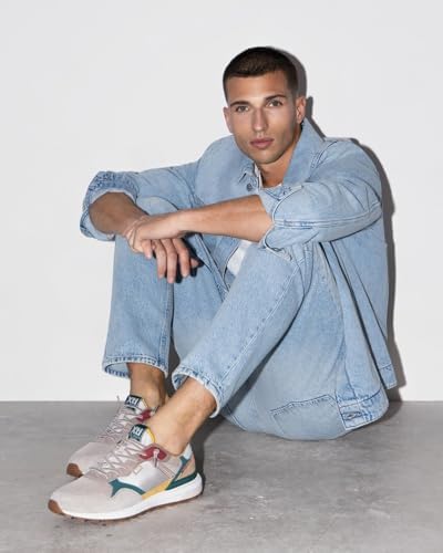 - Ténis Masculinos Bege - Calçado Confortável e Versátil - Moda Casual - Modelo 14571703 (Tamanho: 43)