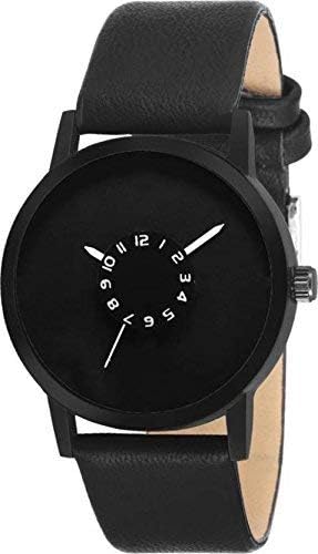 | Leather strap | Analogue Black | Dial Watch | Casual Watch | Party Watch | For Boys & Girl