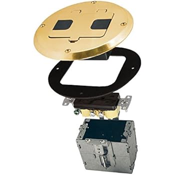 Carlon E97brr Thomas Betts Floor Box Kit Brass Brass