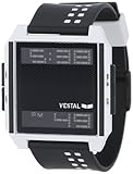 Vestal Men's DIG009 Digichord Black White Polyurethane Digital Watch