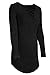 Womens Sexy V Neck Criss Cross Bodycon Long Sleeve Fitted Dresses,Black,M