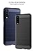 YYQUEEN Galaxy A7 2018 Case with Screen Protector, Galaxy A7 2018 Case, A750 / A8 Plus 2018 Case, Slim Carbon Fiber and Anti-Shock and Anti-Slip Cover for Samsung Galaxy A7 2018(Black)