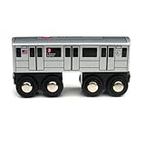 Munipals Wooden Railway NYC Subway Car 3 Train