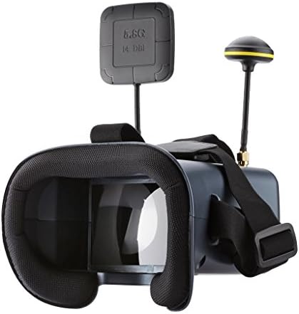 DLFPV 5.8G FPV Goggles with DVR 4.3inch Screen for RC Drone Quadcopter RC Cars Built in 3.7V 2000mAh Battery