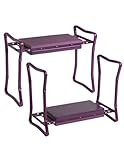 Gardener's Supply Company Extra Wide-Seat Folding Garden Kneeler Purple