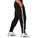 Otomix Men's Signature Stripe Baggy Workout Pants Black