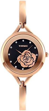 Ladies Watches Rose Gold Watch Rhinestone Jewelry Quartz Waterproof Wrist Watches for Women