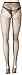 No nonsense Women's Fishnet Openwork Tight, Black, Small/Medium