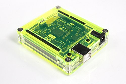 Arduino 101 Zebra Laser Lime Case for Official Intel Arduino 101 ~ C4Labs