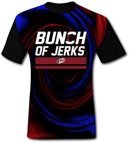 Knwazz Mens T-Shirts Bunch of Jerks Fashion 3D Printed Short Sleeve Top Tees