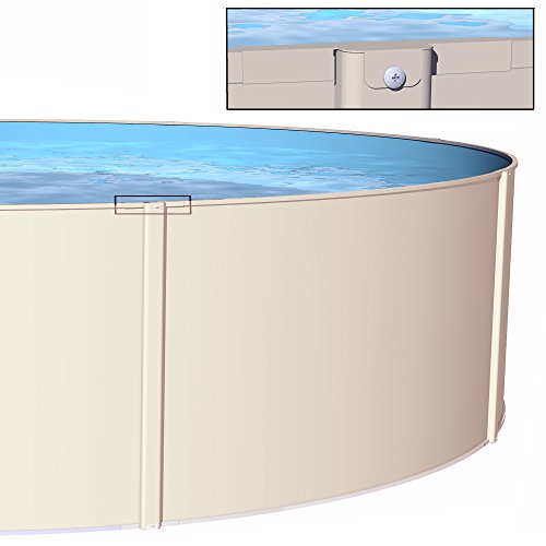 Rugged Steel 15-ft Round 52-in Deep Metal Wall Swimming Pool Package