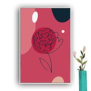 Framed Canvas Wall Art Picasso Poster Print of Woman Canvas Prints Home Artwork Decoration for Living Room,Bedroom - 16x24 inches